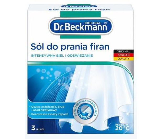 DR. BECKMANN Sól do prania firan w saszetkach - 3 szt. - 1465555 - zdjęcie